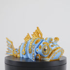 Cyber Fish - Pește Cyber Articulat 3D Futuristic