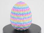 Dragon Egg 9.5cm - Ou de Dragon 3D Decorativ, prezentare variantă roșu rubin cu solzi sculptați și design mistic