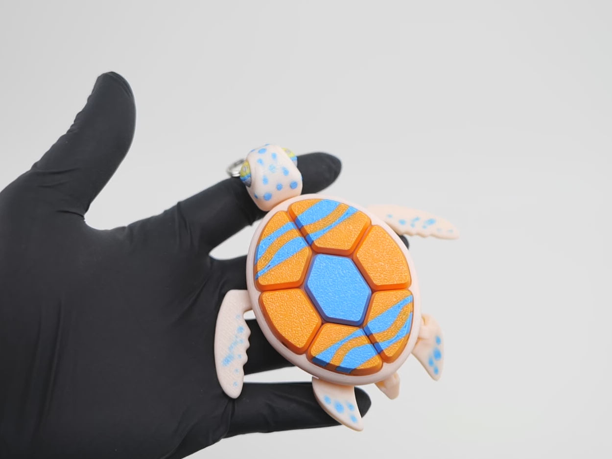 Sea Turtle Clicker - Broască Țestoasă 3D Fidget Anti-Stress cu Mecanism Click
